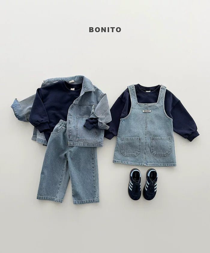BONITO Denim Jumper Dress|デニムジャンパースカート