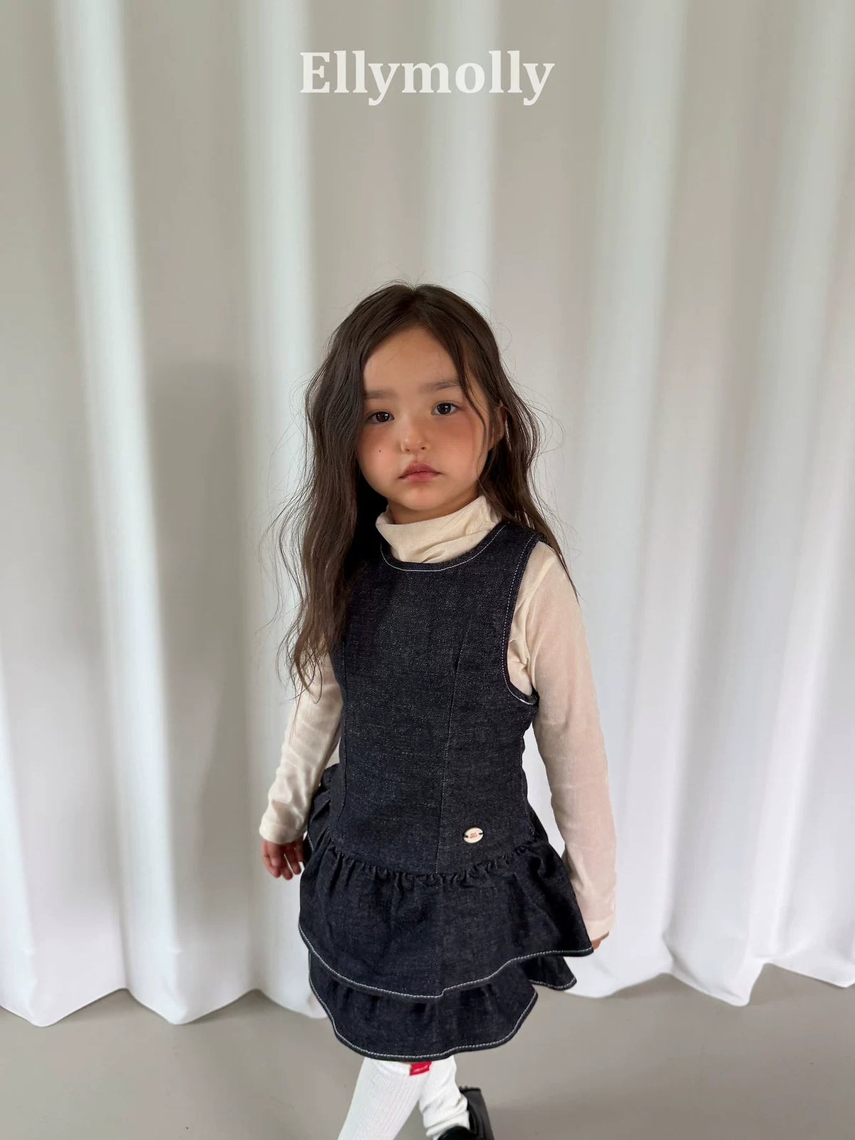 Ellymolly Velour High Neck Top|ベロアハイネックトップス