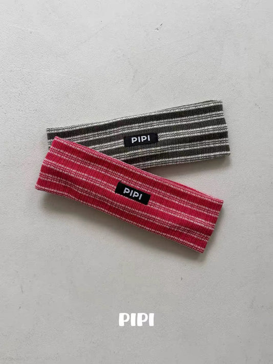 PIPI Stripe Knit Headband|ボーダーニットヘアバンド