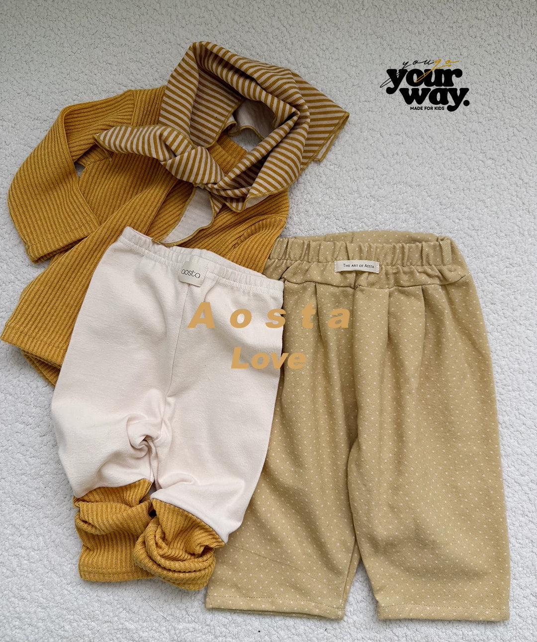 Layered Rib Pants|レイヤードリブパンツ
