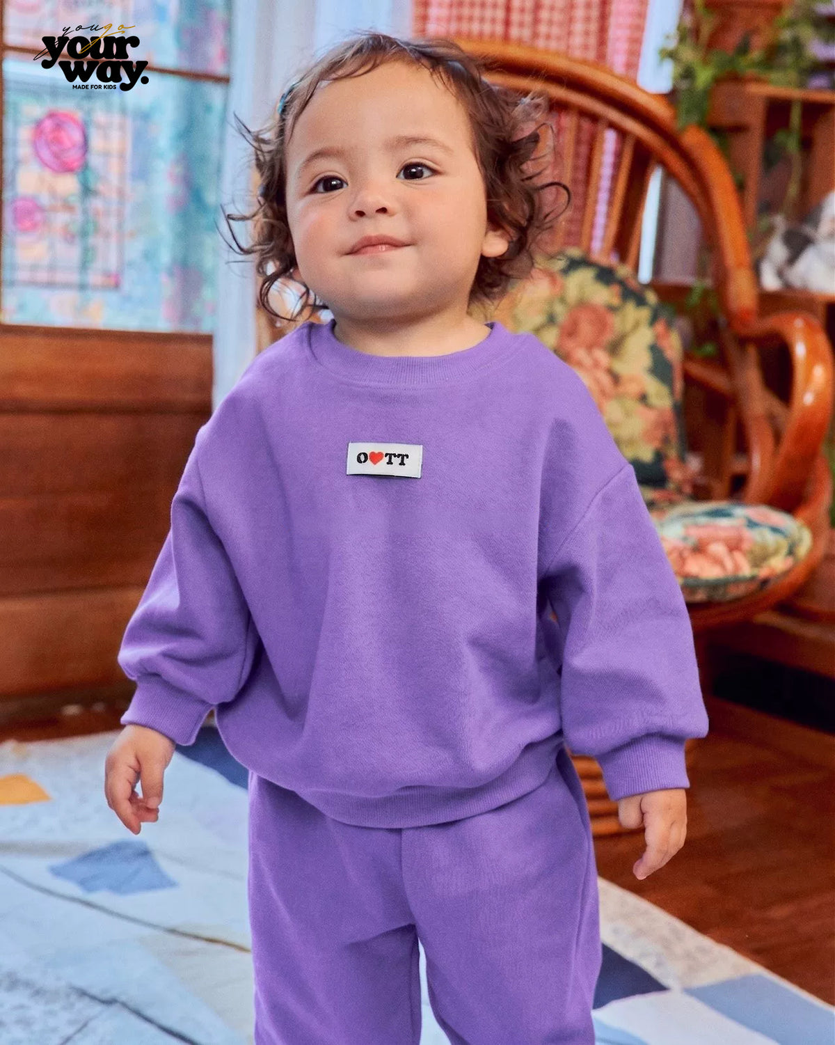 OOTTBEBE Family Logo Sweat Set|親子ロゴスウェットセットアップ