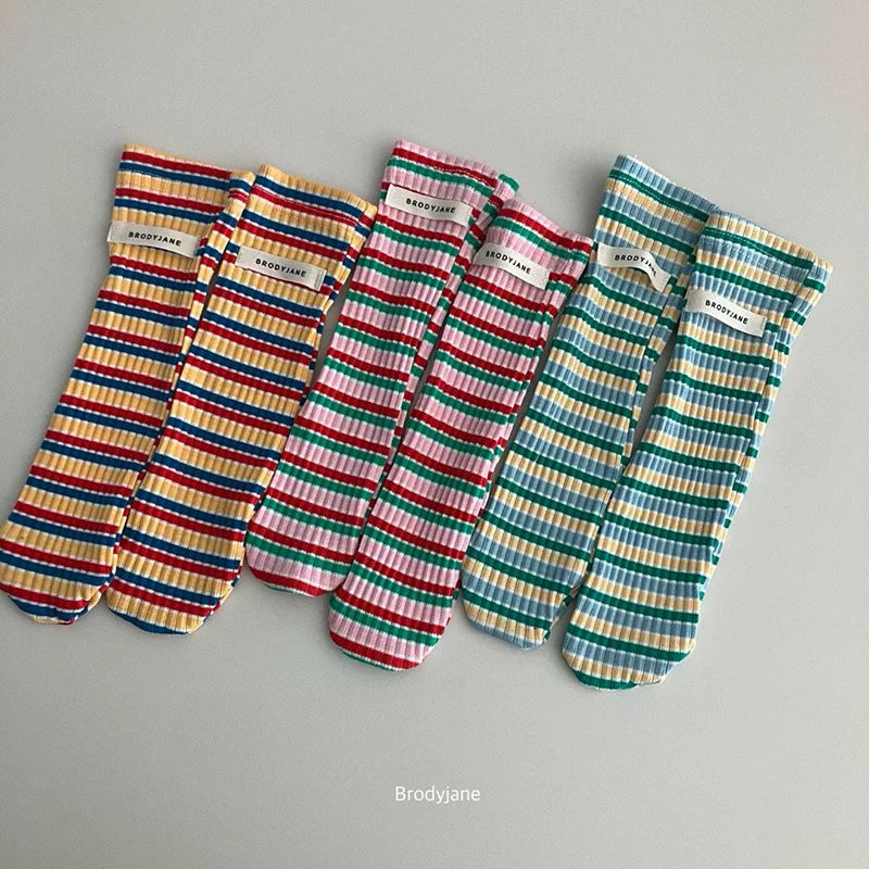 Retro Multi Stripe Socks|レトロマルチストライプソックス