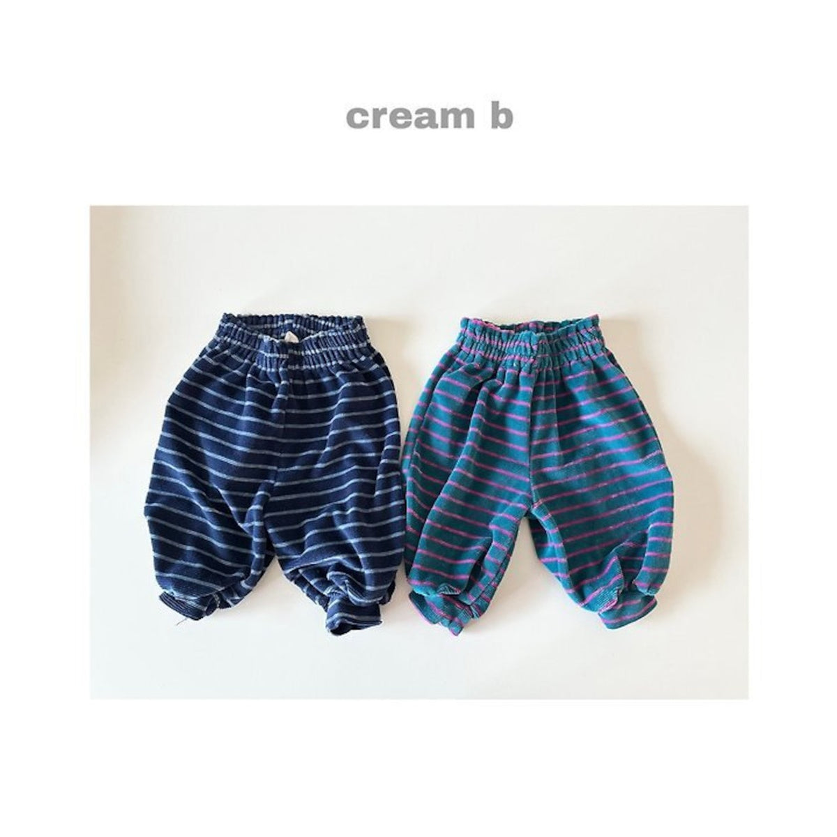 cream bbang / ストライプアラジンパンツ【予約商品】