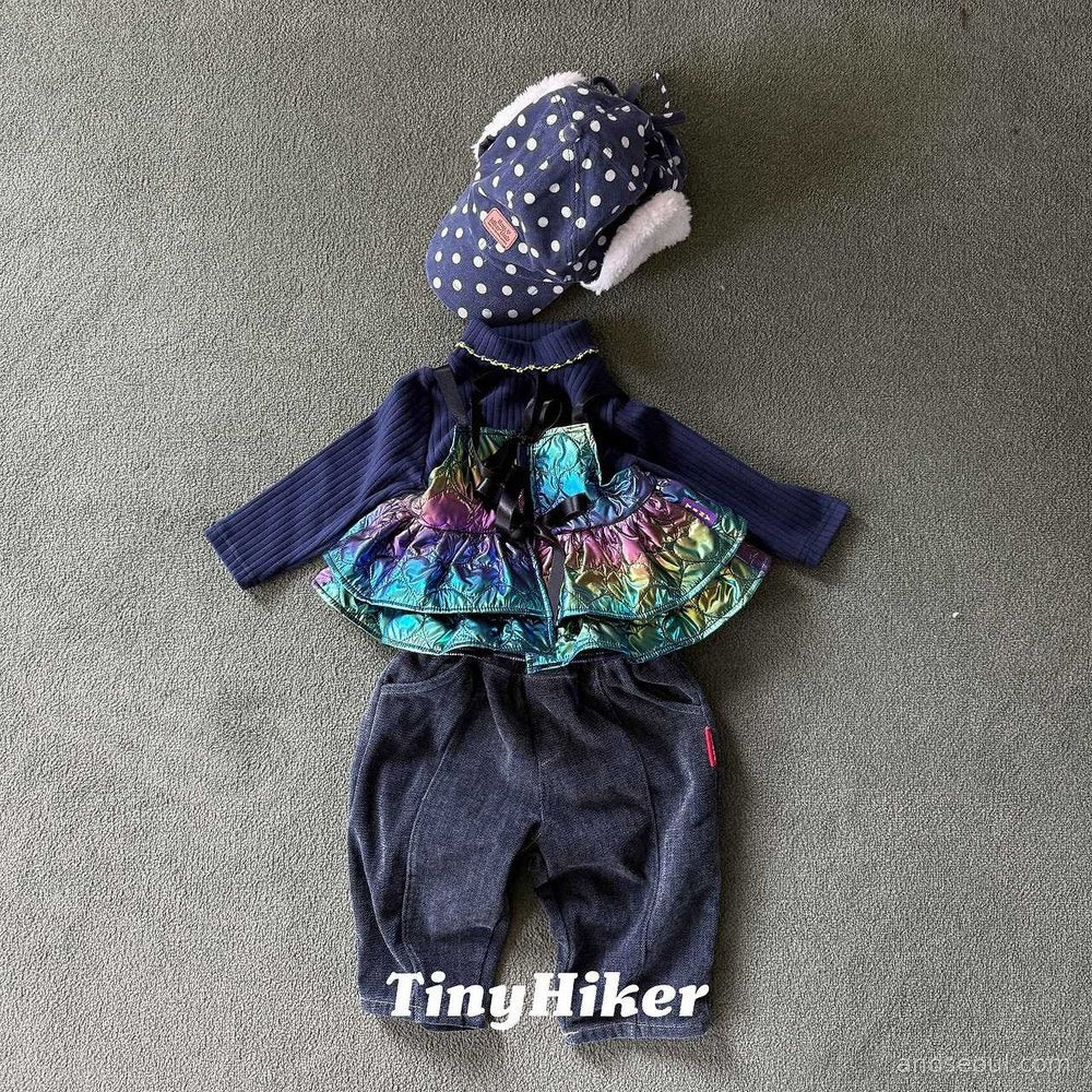 Tiny Hiker|シャイニング キルティングノースリーブ【取り寄せ】