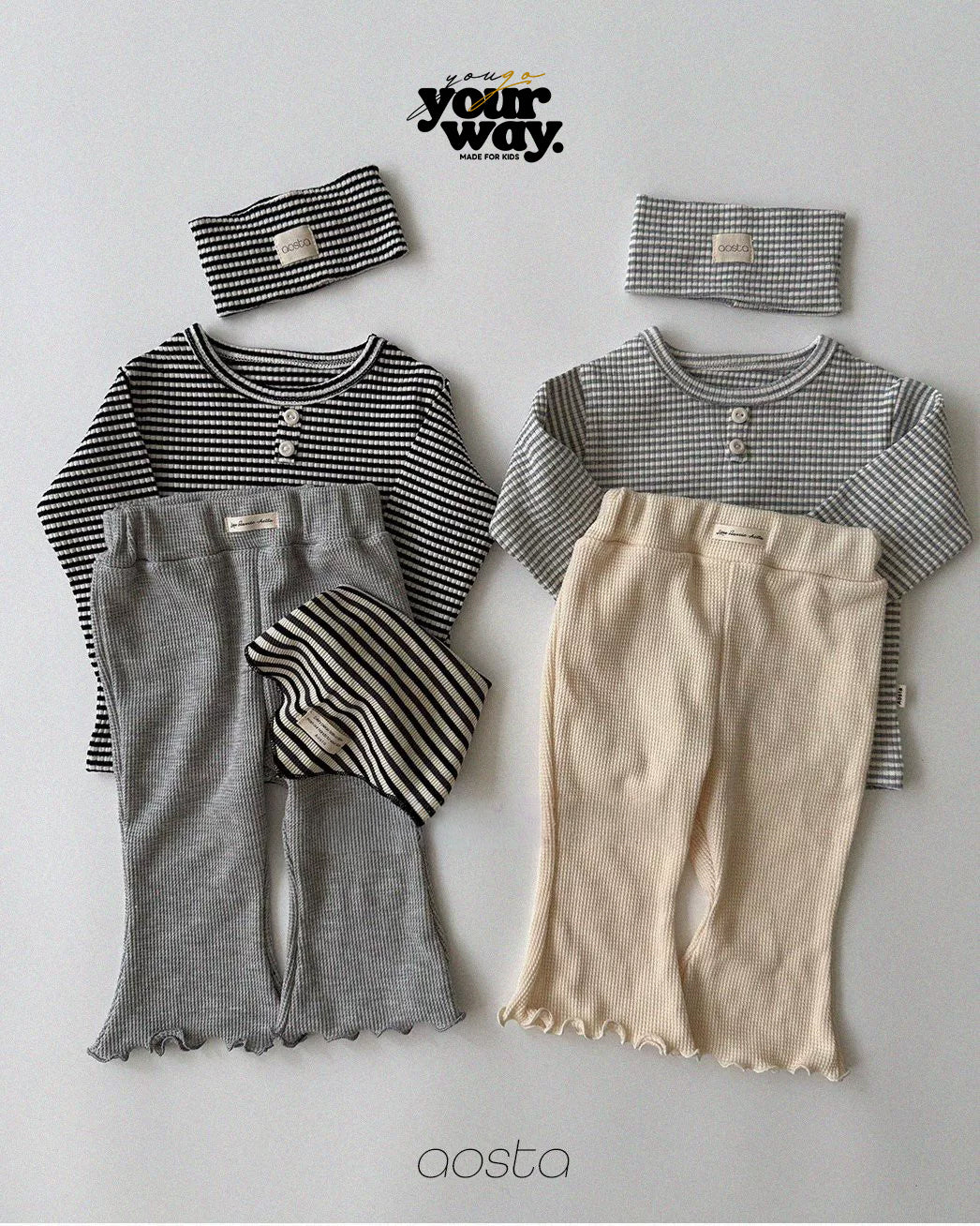 Stripe Button Top|ストライプボタントップ
