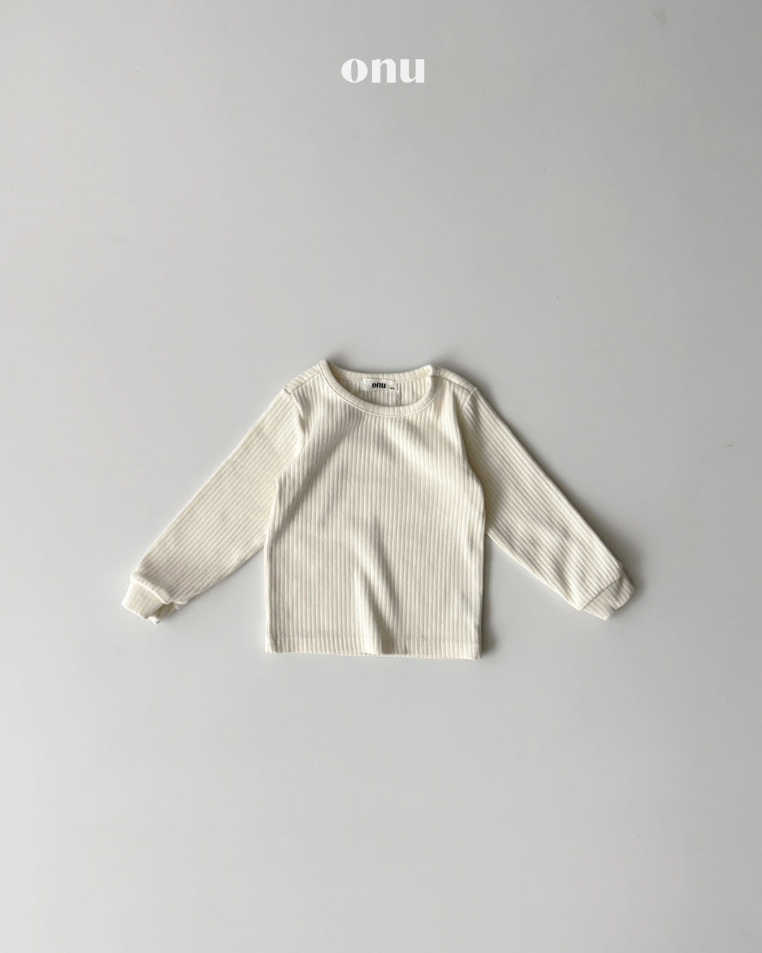 ONU｜ピーチ起毛リブTシャツ【取り寄せ】