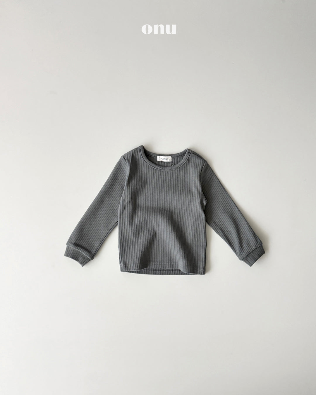 ONU｜ピーチ起毛リブTシャツ【取り寄せ】