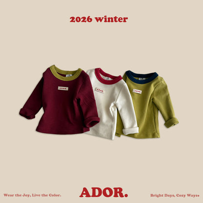 Ador.｜クッキーバイカラーTシャツ【取り寄せ】