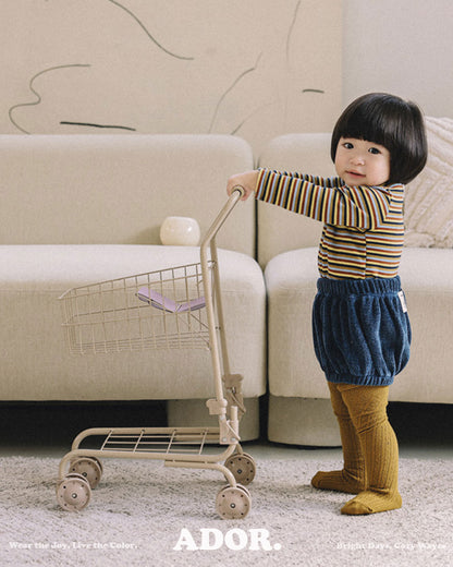 Ador.｜ボーダー半ハイネックTシャツ【取り寄せ】