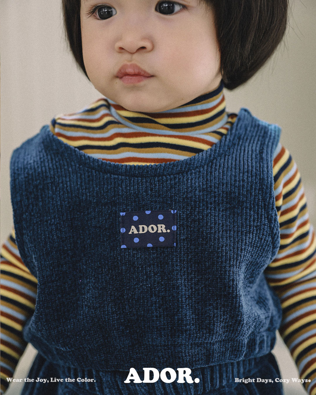 Ador.｜もこもこベロアベスト【取り寄せ】