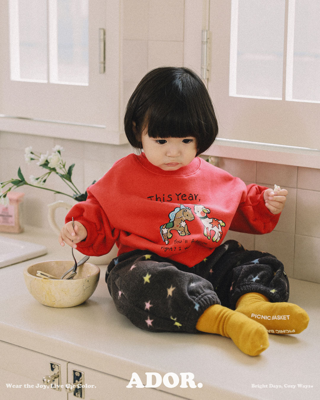 Ador.｜スターフリースパンツ【取り寄せ】