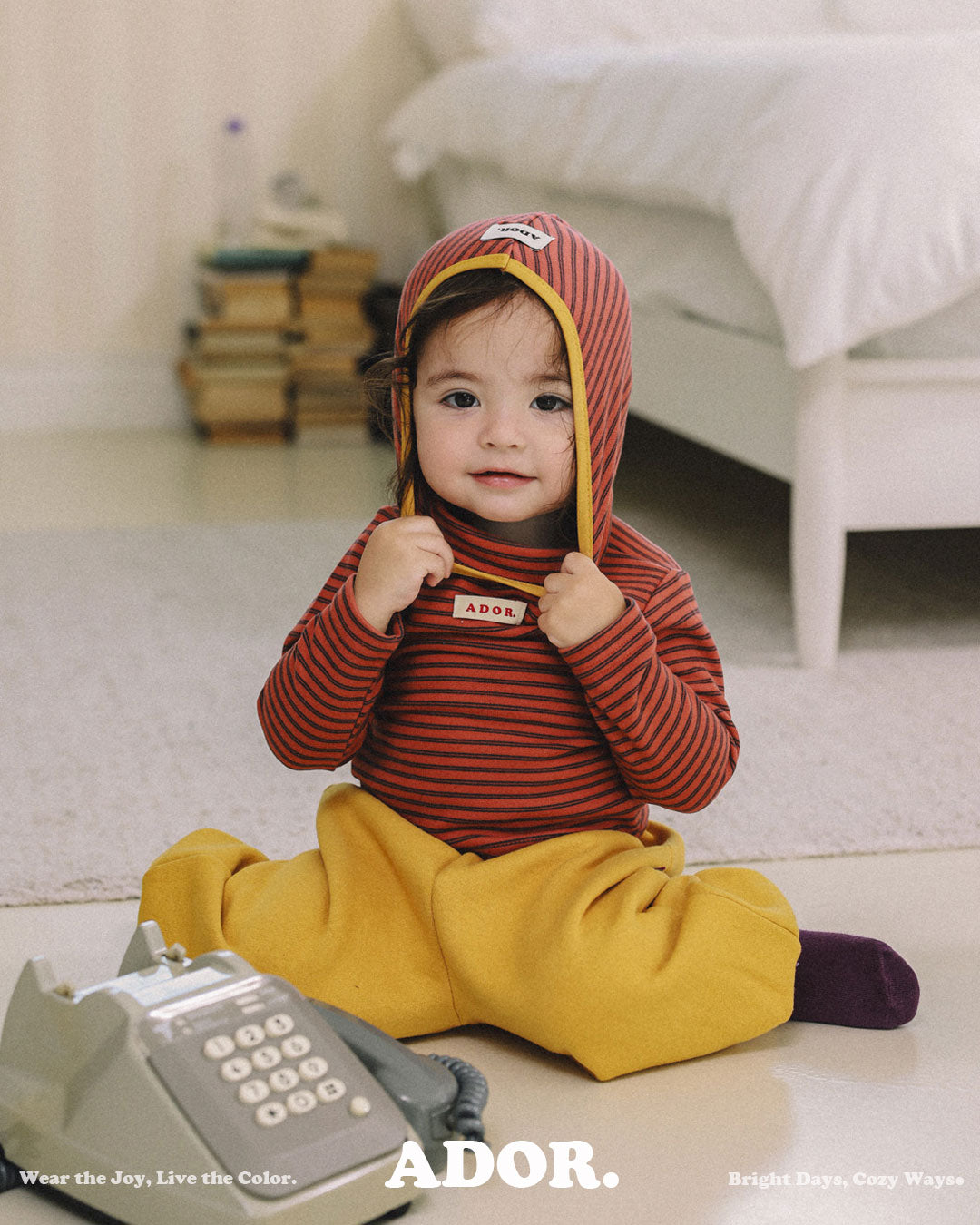 Ador.｜ハイネックフードTシャツ【取り寄せ】