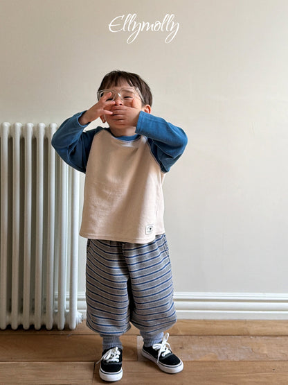 ELLY MOLLY｜ラオン配色ラグランTシャツ【予約商品】