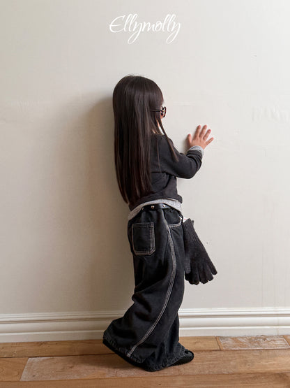 ELLY MOLLY｜ブラッシュ配色タートルネックTシャツ【予約商品】