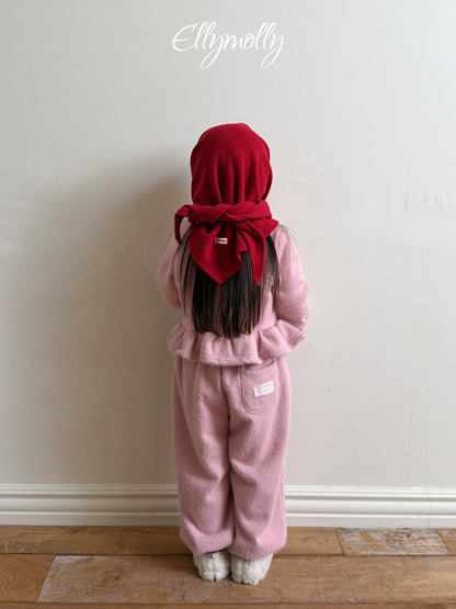 ELLY MOLLY｜スノーフラワーアンゴラジョガーパンツ【予約商品】