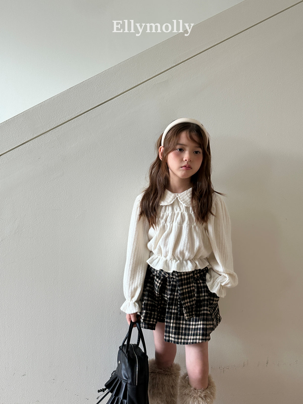 ELLY MOLLY｜スクエアフリルバッグ【予約商品】