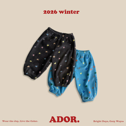Ador.｜スターフリースパンツ【取り寄せ】