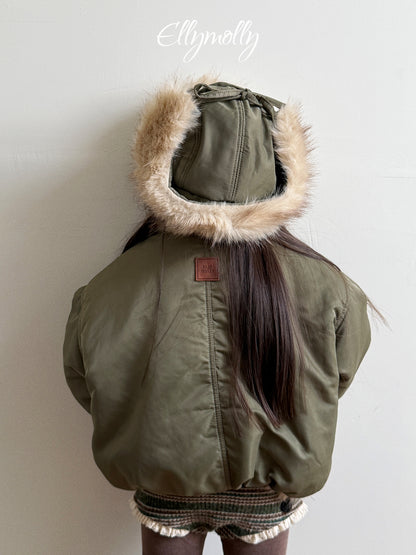 ELLY MOLLY｜エスキモーファー耳あて付きパディングキャップ【予約商品】