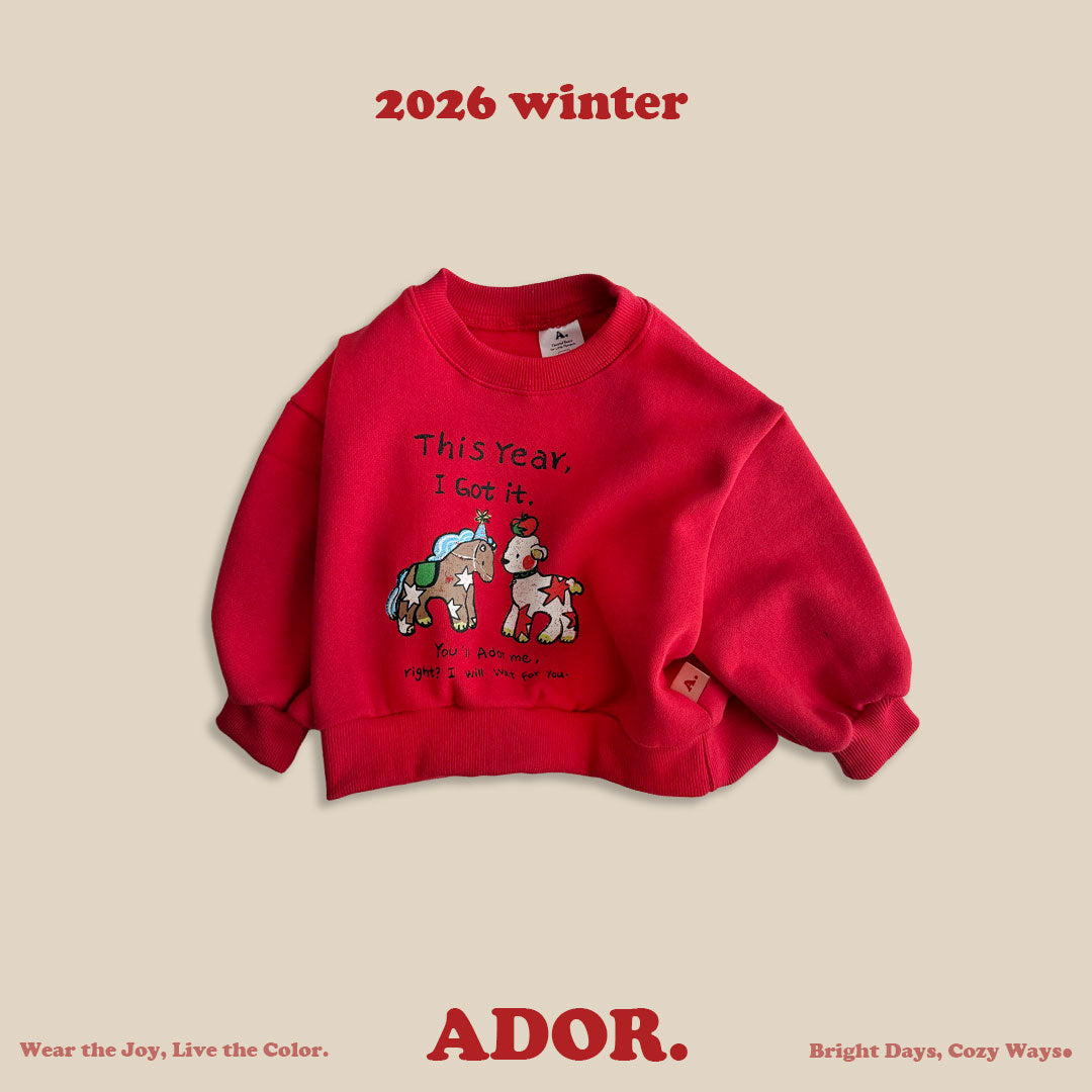 Ador.｜スターファニマルスウェット【取り寄せ】