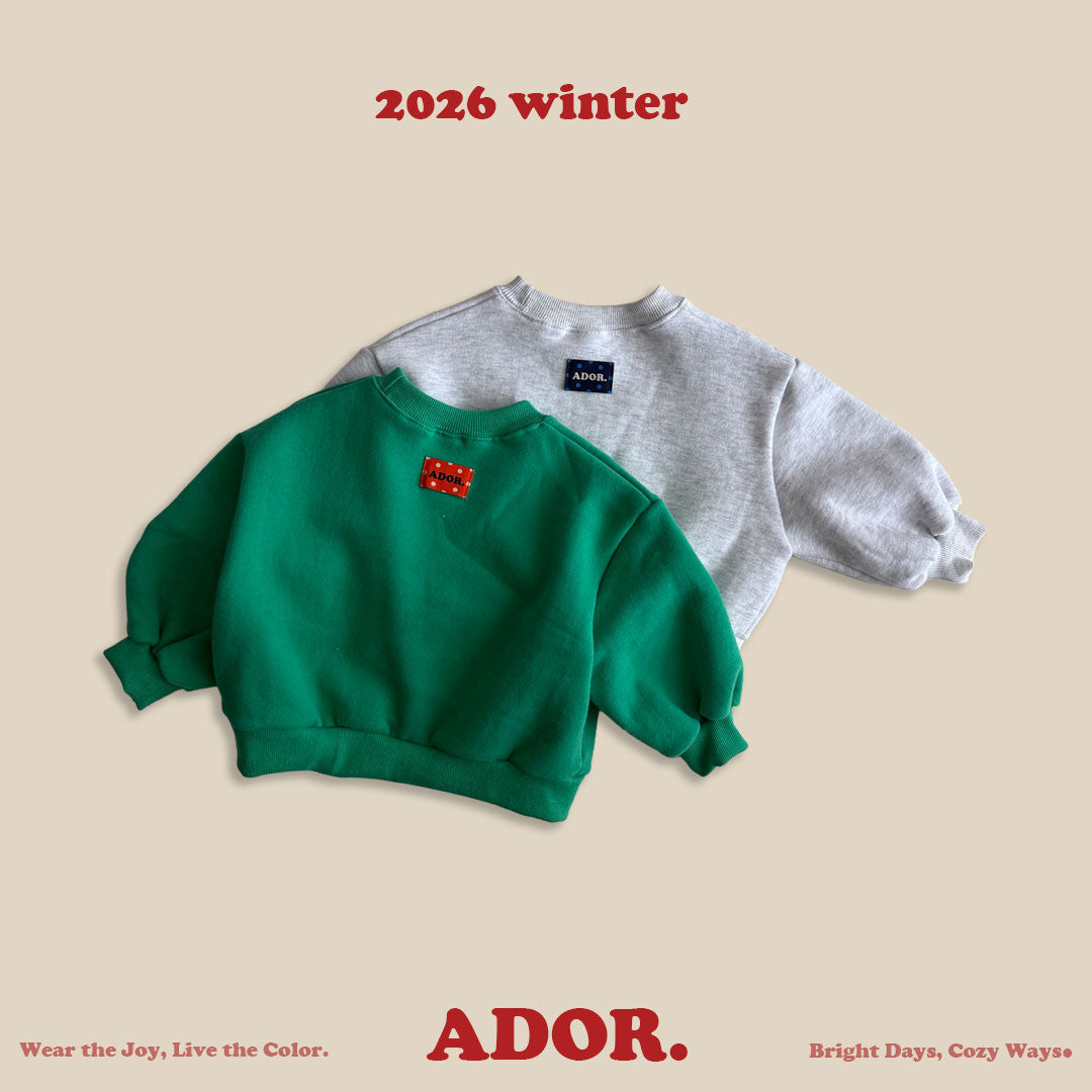 Ador.｜エンブレムスウェット【取り寄せ】