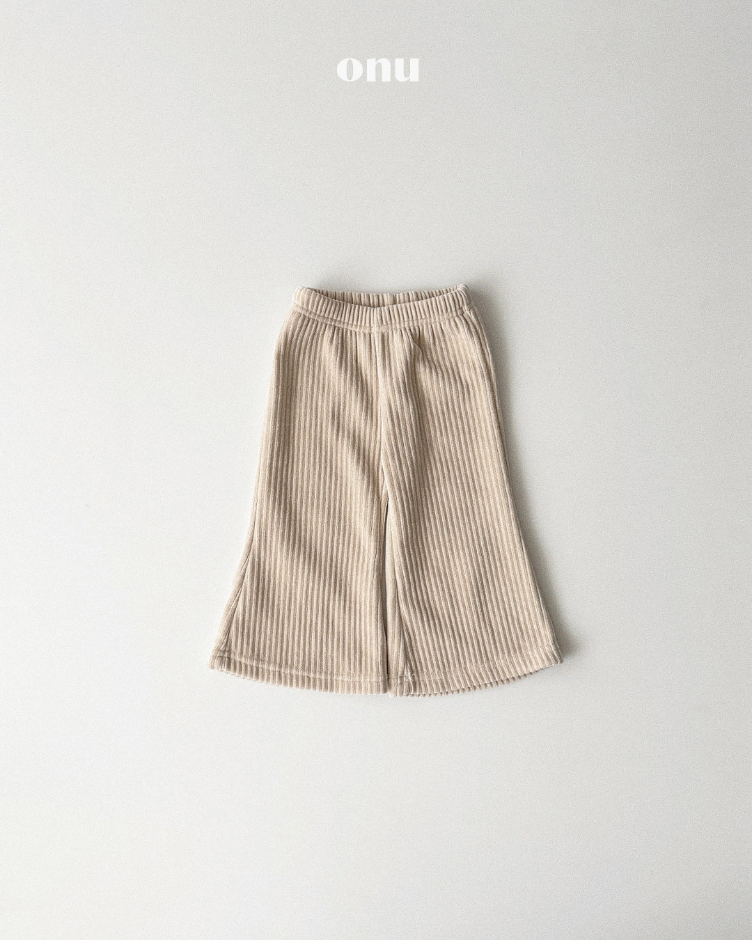 ONU｜厚手リブフレアパンツ【取り寄せ】