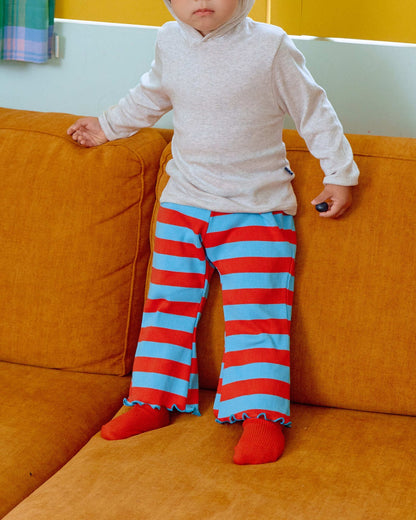 OOTTBEBE Striped Frill Pants｜ボーダーフリルパンツ