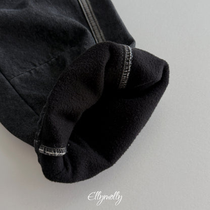 ELLY MOLLY｜ラインワーク 裏起毛デニムパンツ【予約商品】