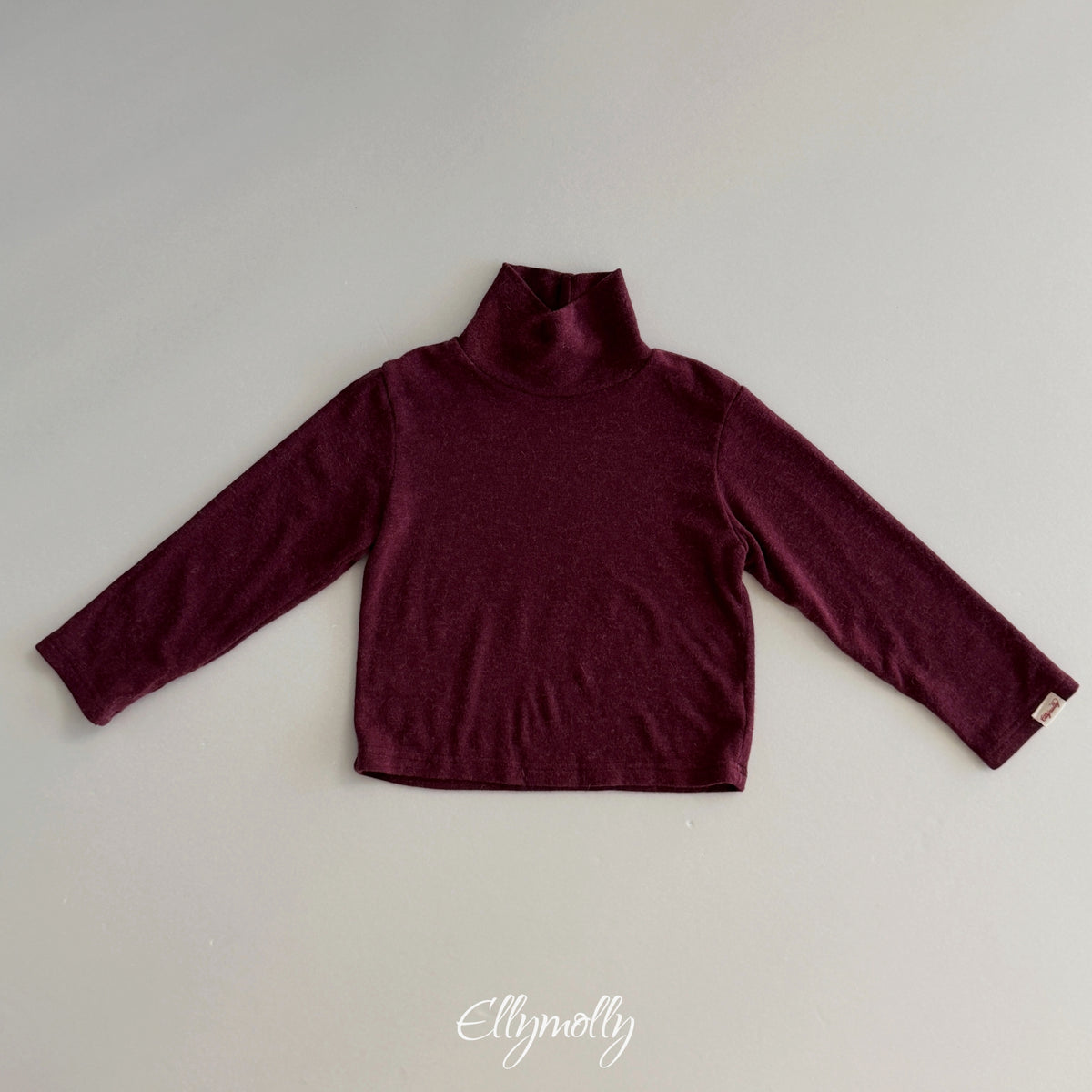 ELLY MOLLY｜スノーウォーマータートルネックT（無地）【予約商品】