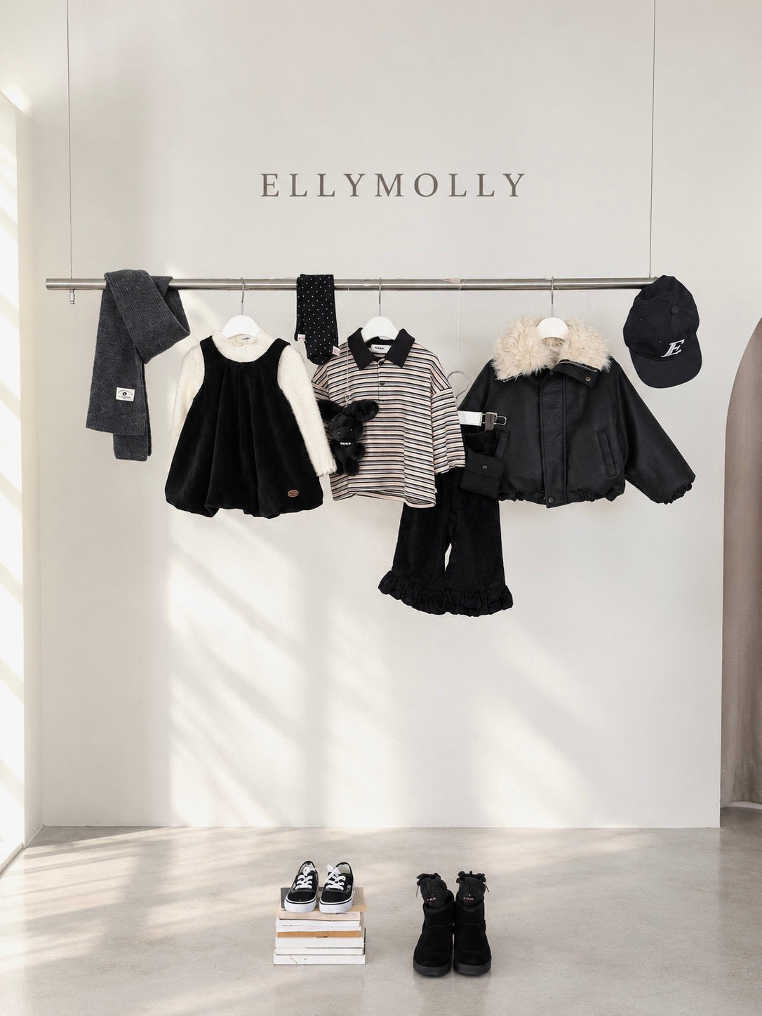ELLY MOLLY｜ホリック裏起毛フリルパンツ【予約商品】
