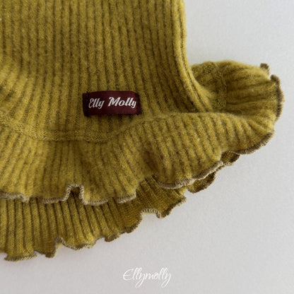 ELLY MOLLY｜ウールリブホルターネックタンクトップ【予約商品】
