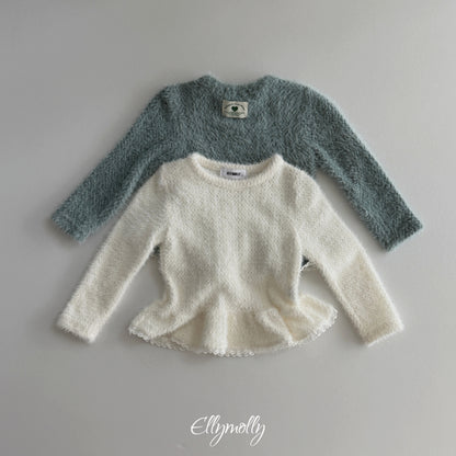 ELLY MOLLY｜スノーフレークフリルTシャツ【予約商品】