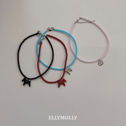 ELLY MOLLY｜馬ビーズネックレス【予約商品】