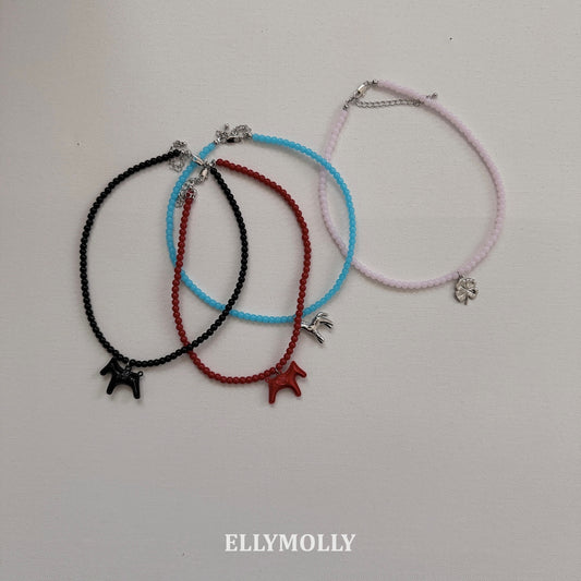 ELLY MOLLY｜馬ビーズネックレス【予約商品】