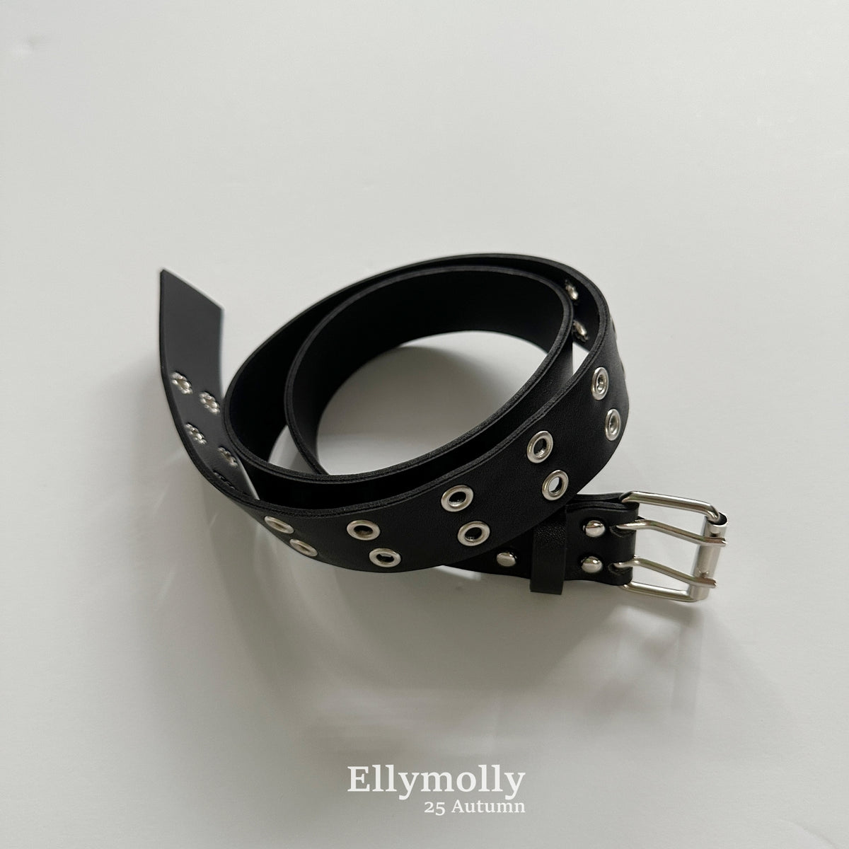 ELLY MOLLY｜ツーラインスタッズベルト【予約商品】