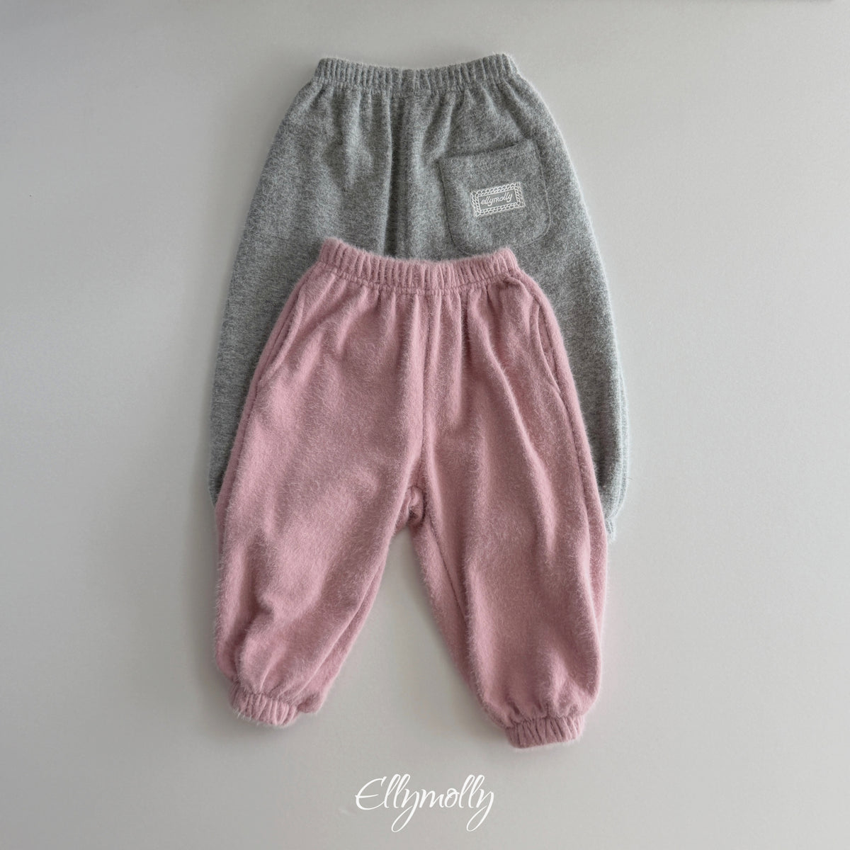 ELLY MOLLY｜スノーフラワーアンゴラジョガーパンツ【予約商品】