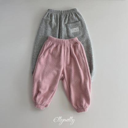 ELLY MOLLY｜スノーフラワーアンゴラジョガーパンツ【予約商品】