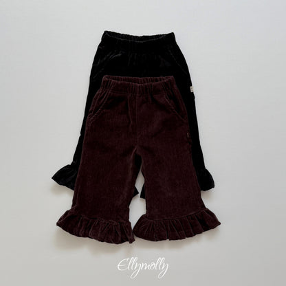 ELLY MOLLY｜ホリック裏起毛フリルパンツ【予約商品】