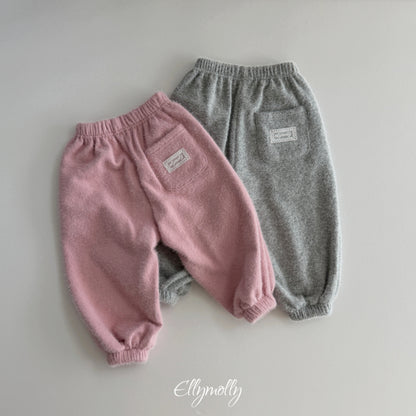 ELLY MOLLY｜スノーフラワーアンゴラジョガーパンツ【予約商品】