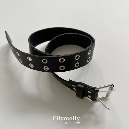 ELLY MOLLY｜ツーラインスタッズベルト【予約商品】
