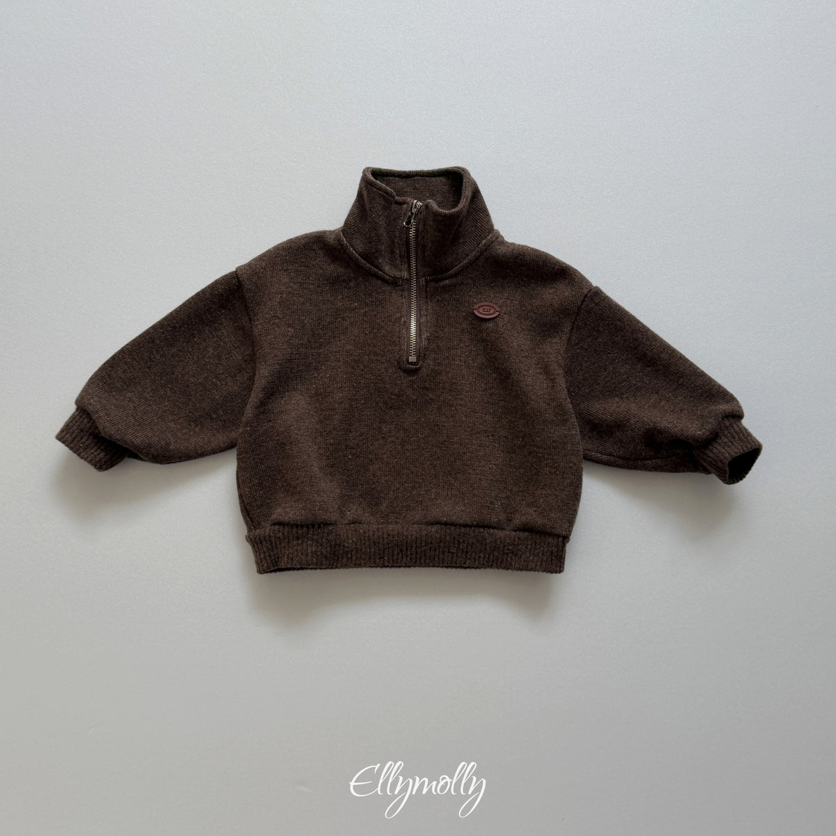 ELLY MOLLY｜アルデン ウールハーフジップ【予約商品】