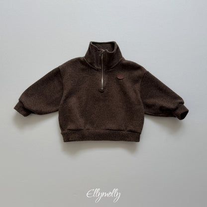ELLY MOLLY｜アルデン ウールハーフジップ【予約商品】