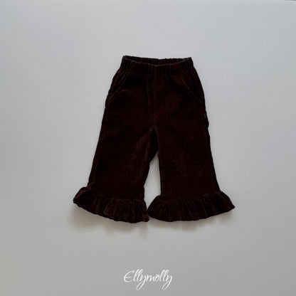 ELLY MOLLY｜ホリック裏起毛フリルパンツ【予約商品】