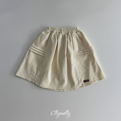 ELLY MOLLY｜ポンポンコーデュロイスカート【予約商品】