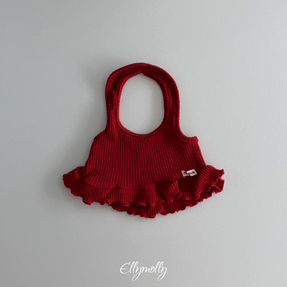 ELLY MOLLY｜ウールリブホルターネックタンクトップ【予約商品】