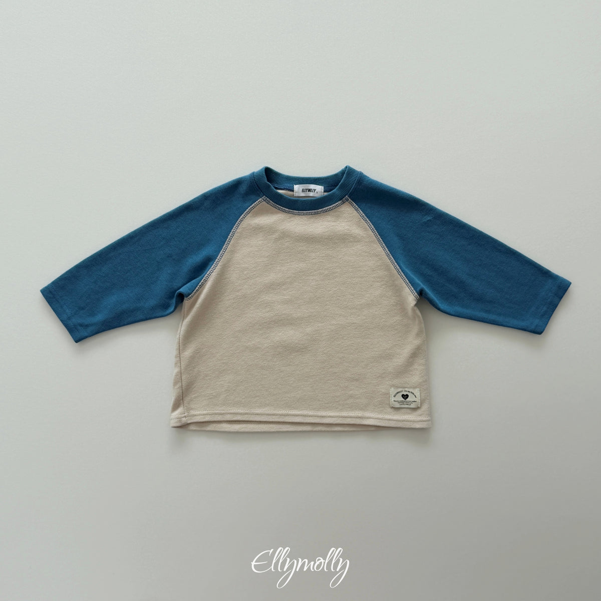 ELLY MOLLY｜ラオン配色ラグランTシャツ【予約商品】