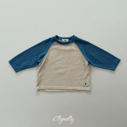 ELLY MOLLY｜ラオン配色ラグランTシャツ【予約商品】