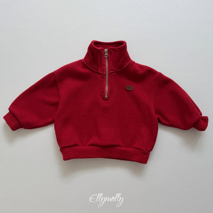 ELLY MOLLY｜アルデン ウールハーフジップ【予約商品】