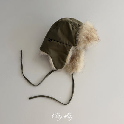 ELLY MOLLY｜エスキモーファー耳あて付きパディングキャップ【予約商品】