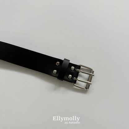 ELLY MOLLY｜ツーラインスタッズベルト【予約商品】