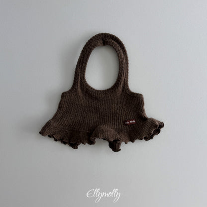 ELLY MOLLY｜ウールリブホルターネックタンクトップ【予約商品】